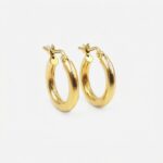 Argollas Tubulares Clásicas en Oro 18k - 1.7 cm
